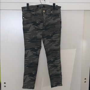 Express Camo Ankle 5 Pocket Leggings